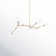 Maclean 8 - Light Dimmable Sputnik Modern Linear Chandelier