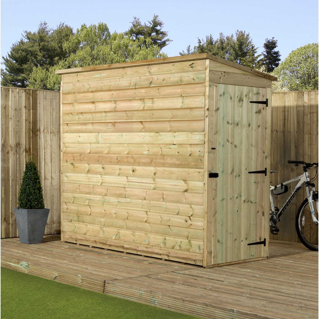 3 Ft. W x 5 Ft. D Shiplap Pent Wooden Shed