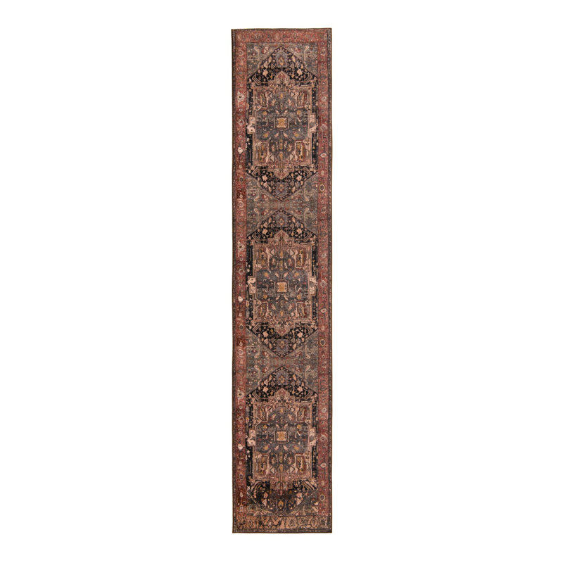 Oriental Indoor Rug, Runner 2'7" x 13'