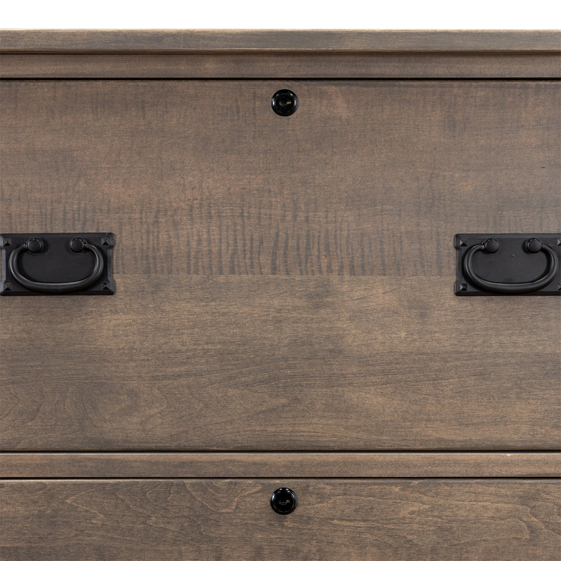 4 - Drawer Lateral Filing Cabinet, Green