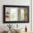 Shmuel Wood Framed with Safety Backing Ideal for Bathroom / Vanity Mirror-726897480-744902692