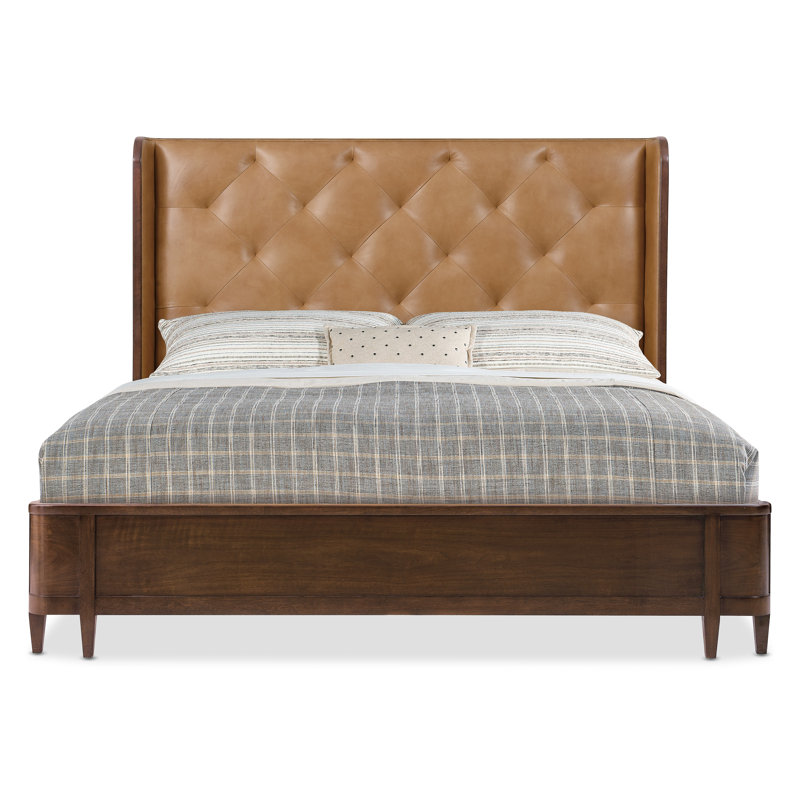 Archives Leather Bed, King