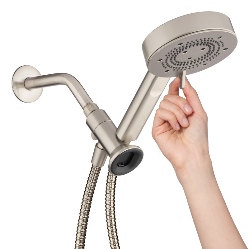 Nebia Yuba 5-Setting Handshower with HaloNetic Docking System 1.5 gpm, Brushed Nickel