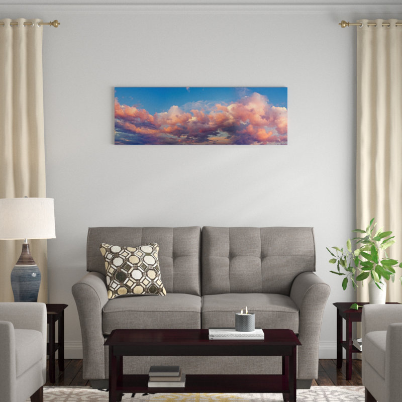 «A Cloudy Day» par Panoramic Images, reproduction de photo sur toile tendue, H 16 po x l 48 po x P 1,5 po, Toile tendue
