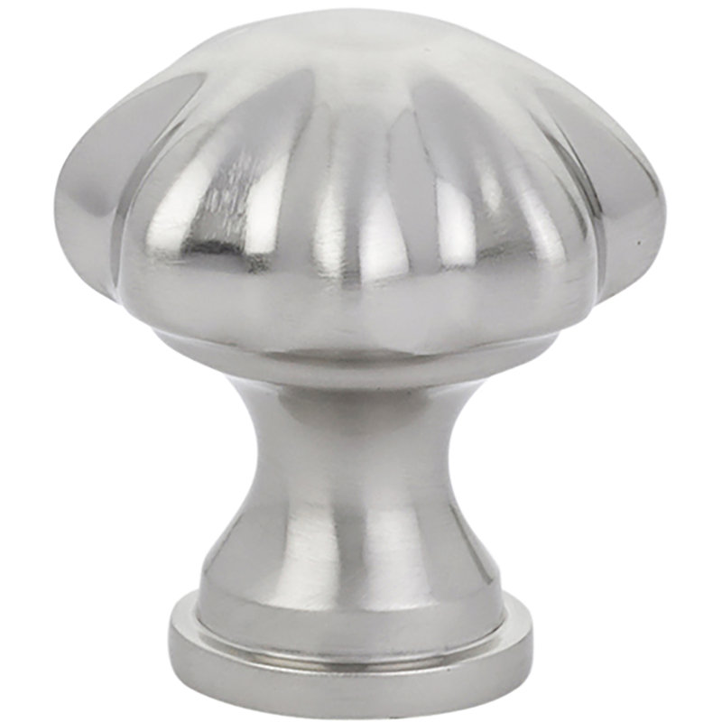 Melon Oversized 1" Novelty Knob, Satin Nickel, 1"