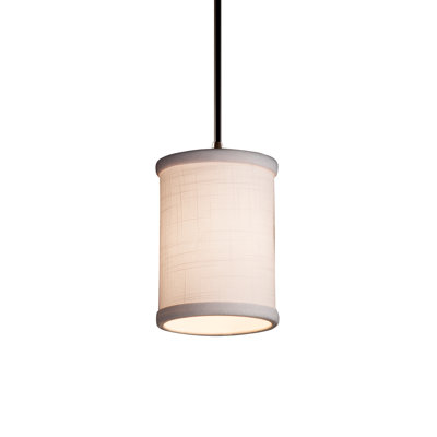 Luminaire suspendu simple cylindrique 1 lumière Favela