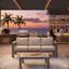 Ensemble de canapé de patio 3 places toutes saisons avec coussins moelleux et table assortie-1700214982