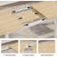 Extendable Metal Base Dining Table