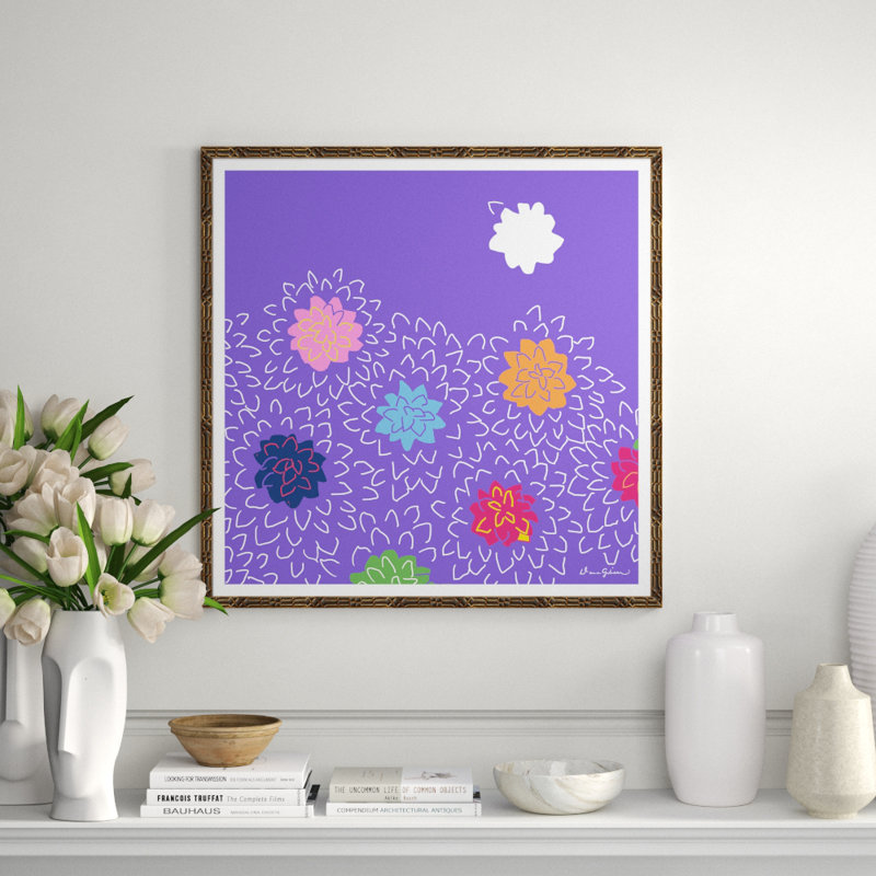 Chrysanthemums Giclee Print by Dana Gibson, Brown