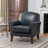 Shalisia 32'' Wide Upholstered Genuine Leather Armchair-697261949