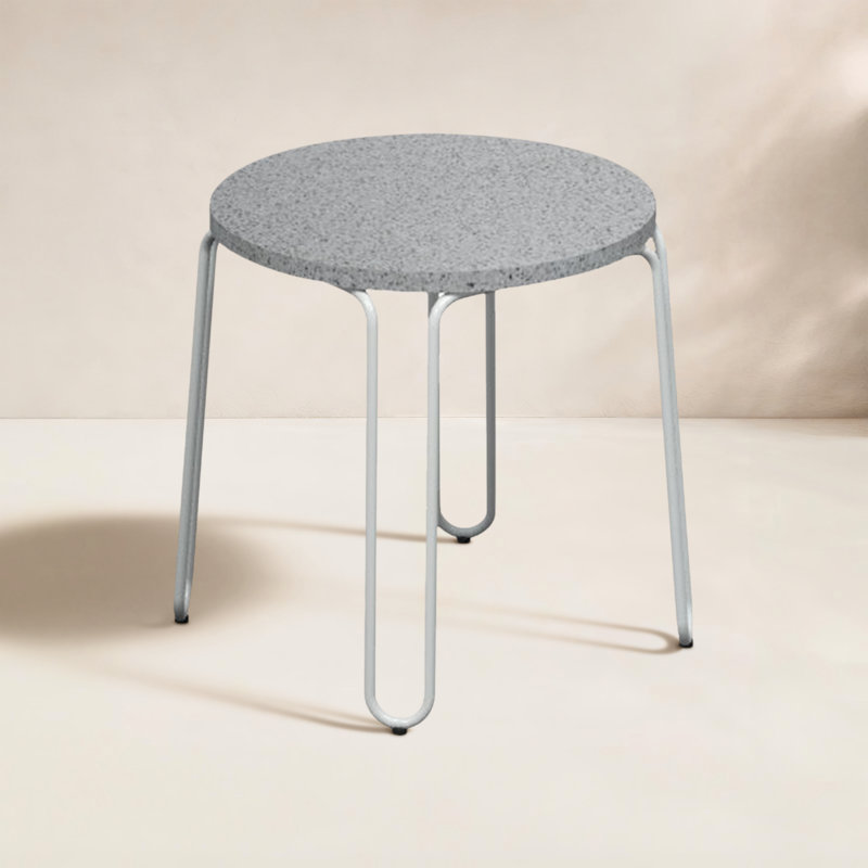 Table basse d'extérieur Stulle, Blanc