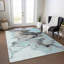 Tapis bleu sarcelle lavable à la machine intérieur / extérieur Cinead ACN1688-104736374