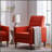 Mid-Century Modern Recliner With Slightly Pleated Back And Birch Legs For Ultimate Comfort And Style-1844017478
