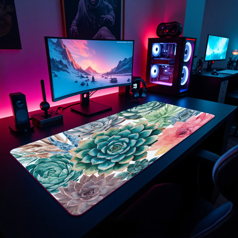 Polyester Desk Pad, 23.6x13.8