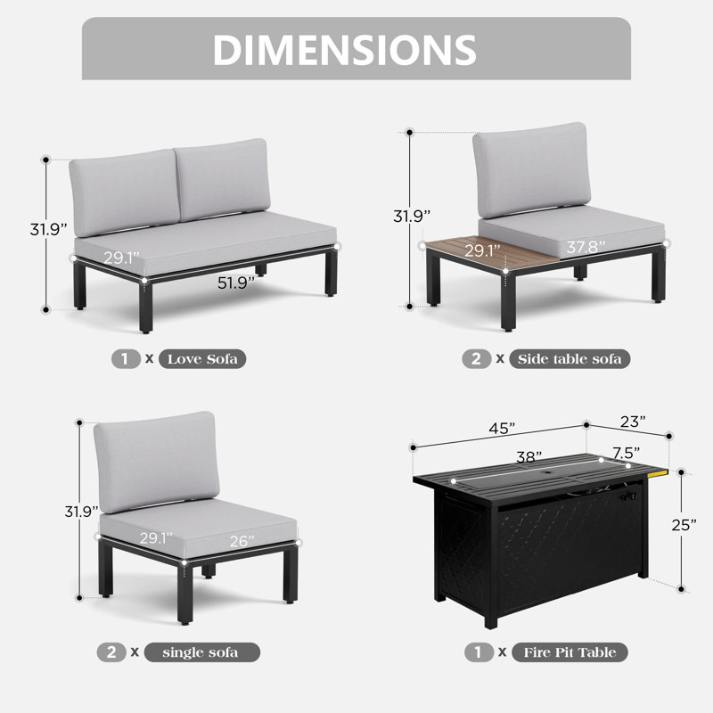 Bavan Sectional Seating Group with Cushions