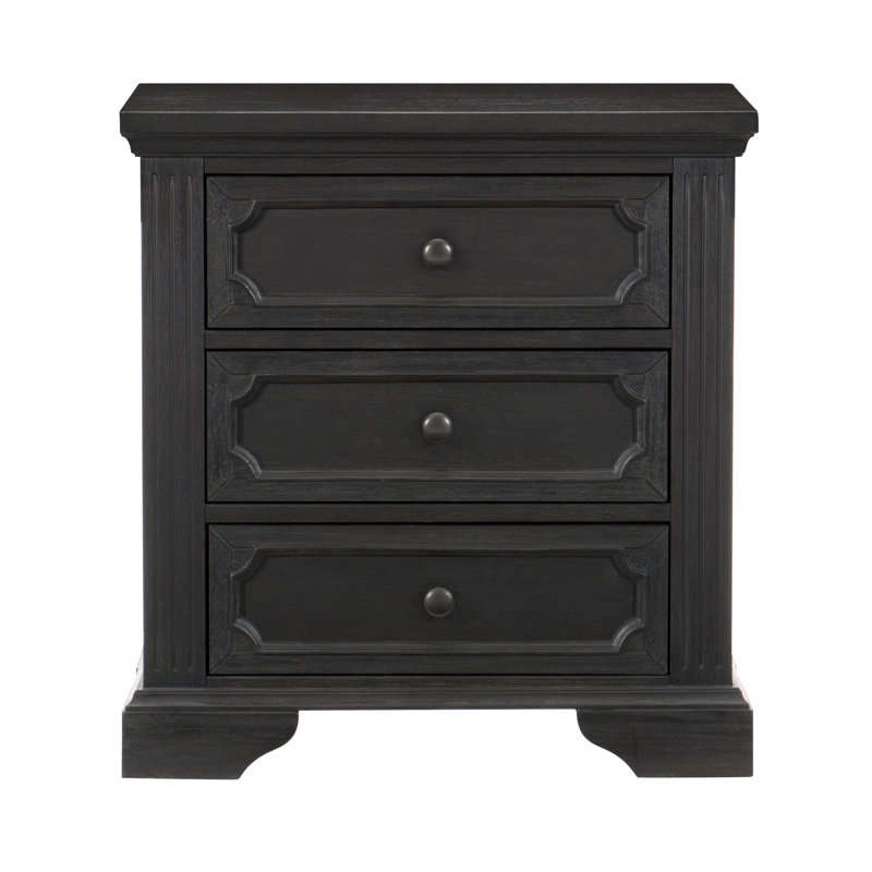 Table de chevet 3 tiroirs Traditional Design