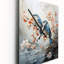 River Cascades And Birds - Horloges murales animaux-99629386