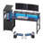 59 Inch Fixed Office Desk, 3 Drawer Side Storage Shelf with LED Lighting & Power Strip-2025341849-2025341855
