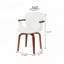 Ensemble de 2 chaises de salle à manger pivotantes Mid-Century Modern-519721327