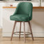 Tabouret de comptoir pivotant 26 po Makylia-1827823539