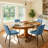 Modern Upholstered Back Dining Chair Armless Side Chair With Metal Legs-2123308372
