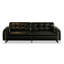 Canapé modulaire noir en similicuir-1178918537