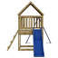 Gast Freeport Park Solid Wood Swing Set with Swing(s) Slide(s)-910724110