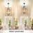7-Light Modern Chandelier, Industrial Large Chandeliers For High Ceilings, Farmhouse Foyer Lighting Fixtures, Black And Gold Geometric Pendant Light, For Living Room, Staircase, Entryway-1826188181