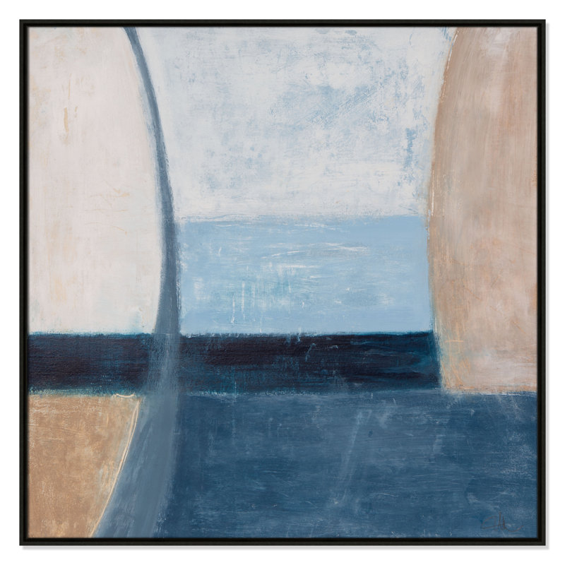 Beach Deco - Square Version Print par Casa Fine Arts, Espresso, H 41,5 po x l 41,5 po