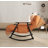 Casual Folding Rocking Chair Upholstered-1984914245