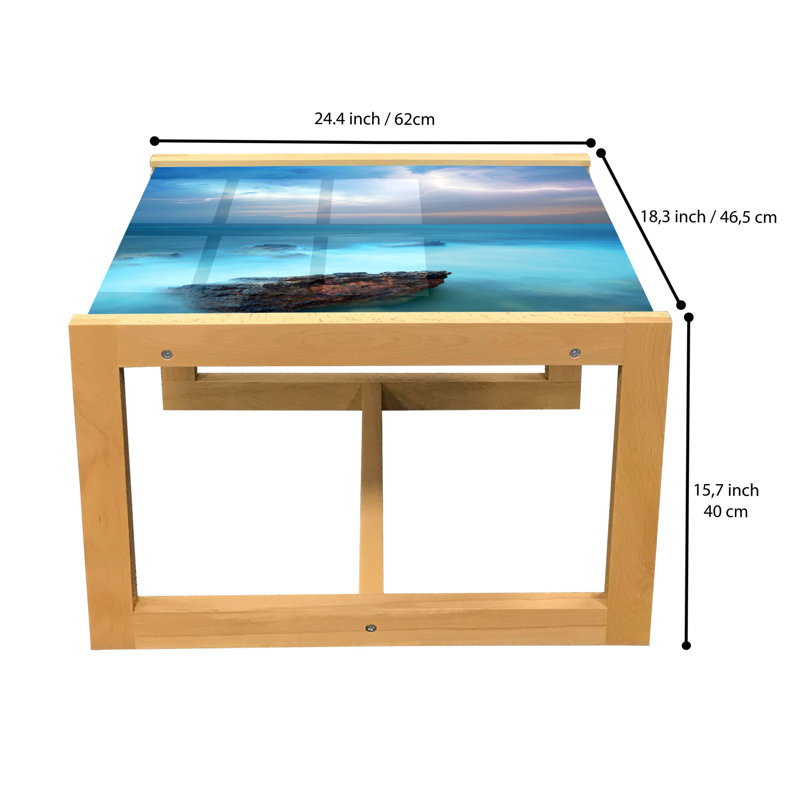Jamoria Sled Coffee Table, 62cm H x 46cm W x 40cm D