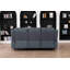 Canapé inclinable en cuir synthétique 87 po