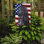 2 côtés en polyester de 2 côtés american drapeau de jardin