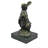 Logenita Signed Original Milo European Bronze Bunny W/ Carrot Sculpture Statue Figure Art