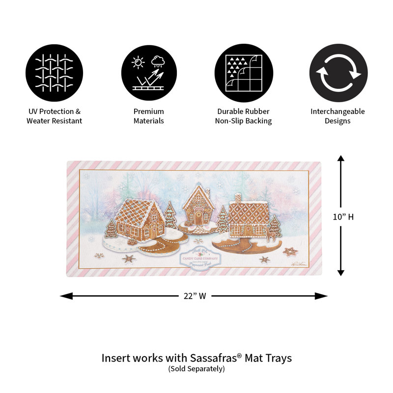 Tapis de table Season's Greeting Gingerbread Sassafras