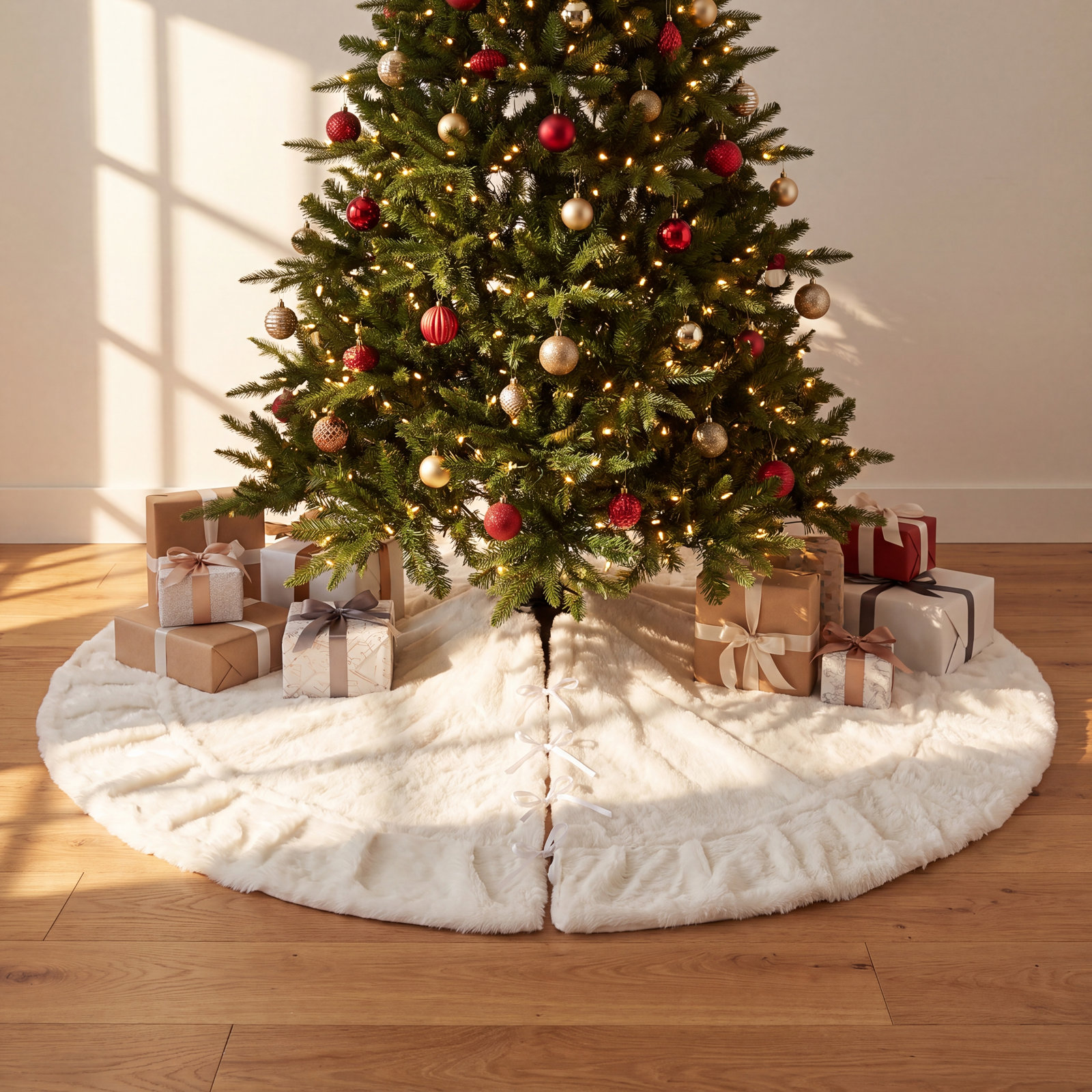 Noël Blanc Collection Tree Skirt, 72"