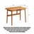 Nordic Cherry Solid Wood Desk-317128713