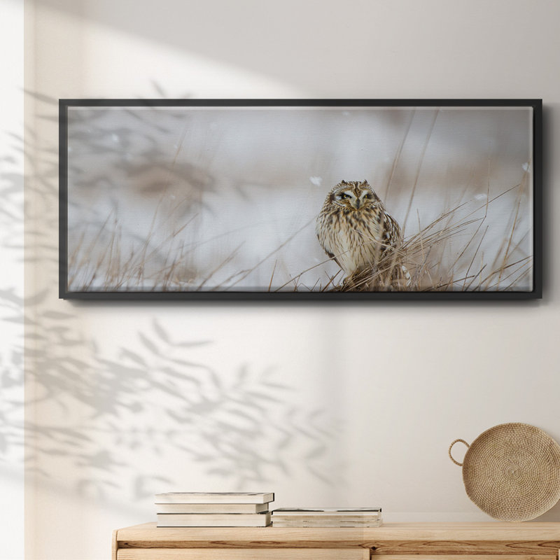 Prairie Winter- Framed Canvas, 20" H x 50" W