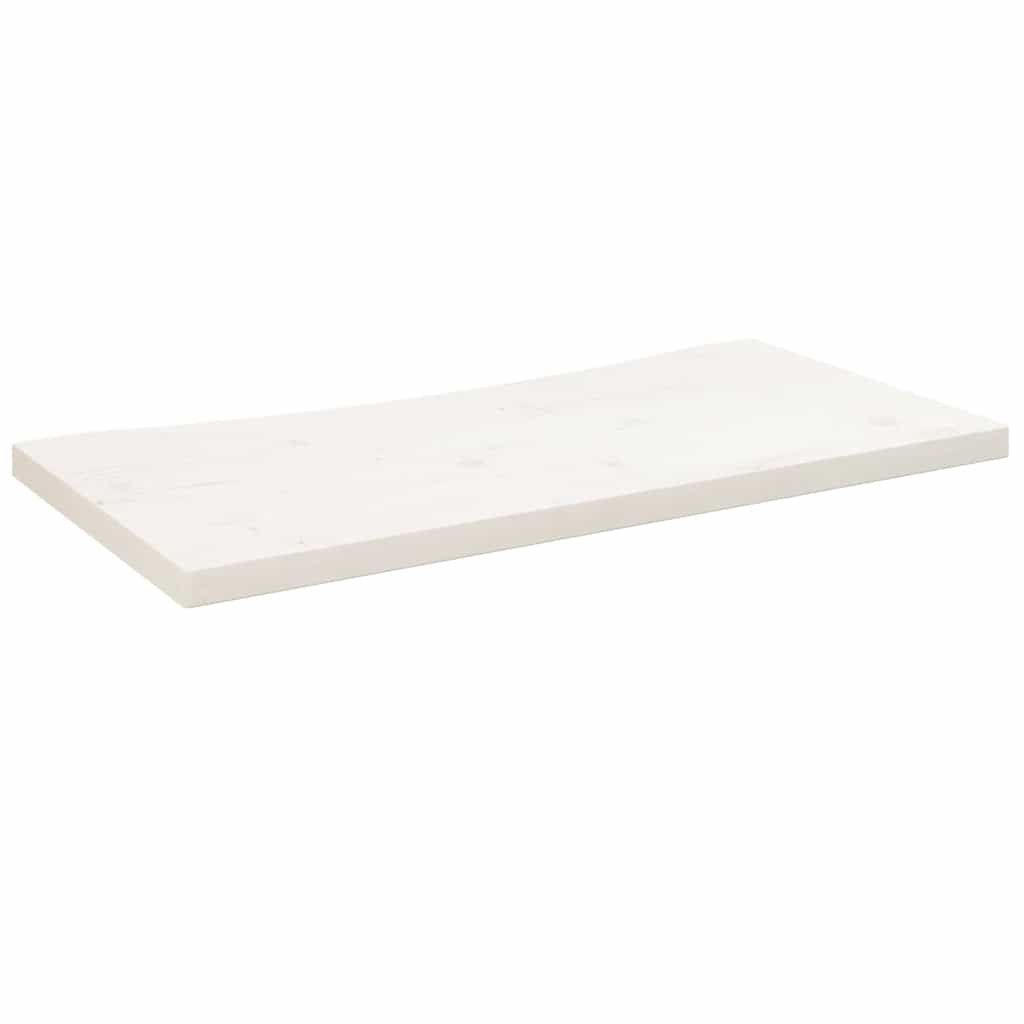 Vidaxl (White, 80 X 40 X 2.5 Cm) Desk Top Coffee Table Top Wooden Office Work Desk Top Solid Mango Wood - Image 2