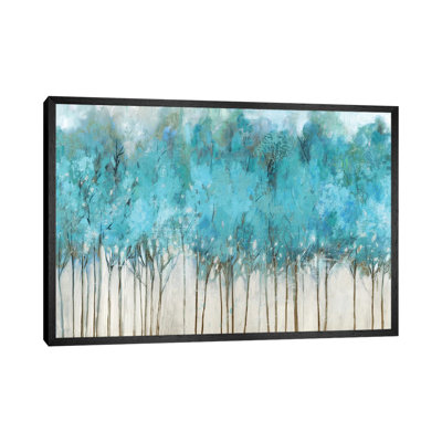 Teal Whisper by Allison Pearce - Print on Canvas