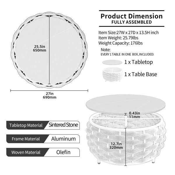 Dimensions du produit