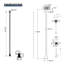 Robinet de lavabo pour salle de bain à poignée simple 63 po H avec ensemble de drain optionnel-115100203-114621176