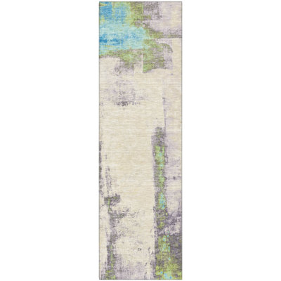 Premium Machine Washable Pirtle Abstract Rug