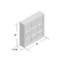 Bloc de lettres Haight Wood Tic Tac Toe