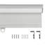 Rideau roulant occultant gris sans cordon-92282191