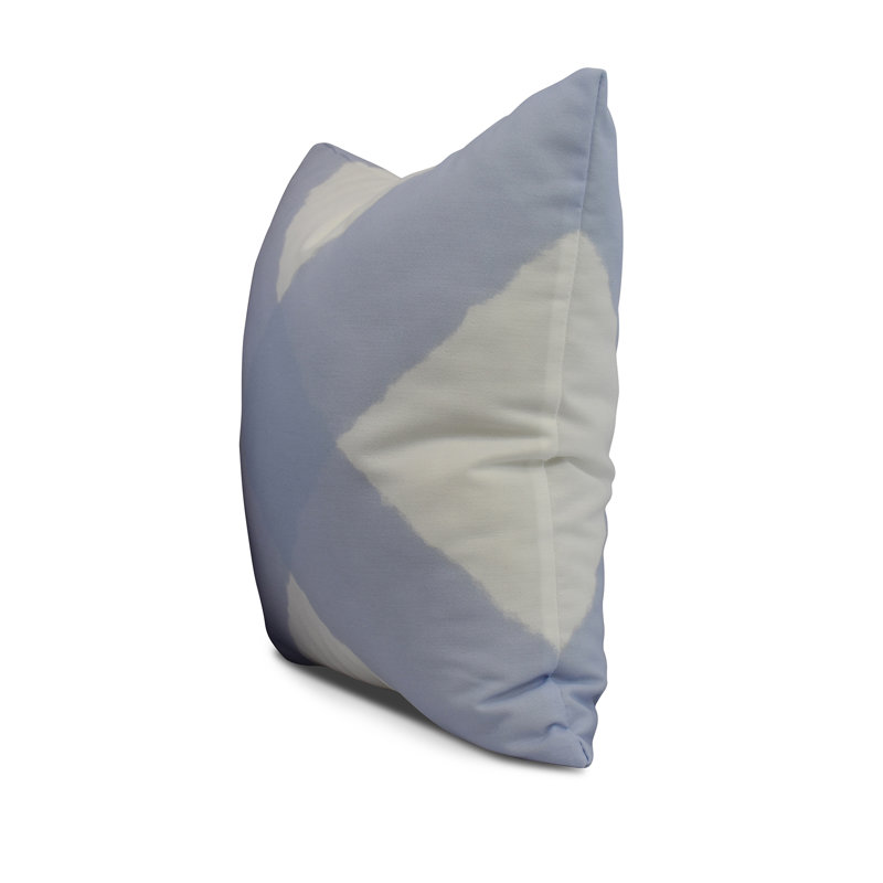 Housse et insert de coussin carré Nantucket, Bleu, 16 po x 1 po