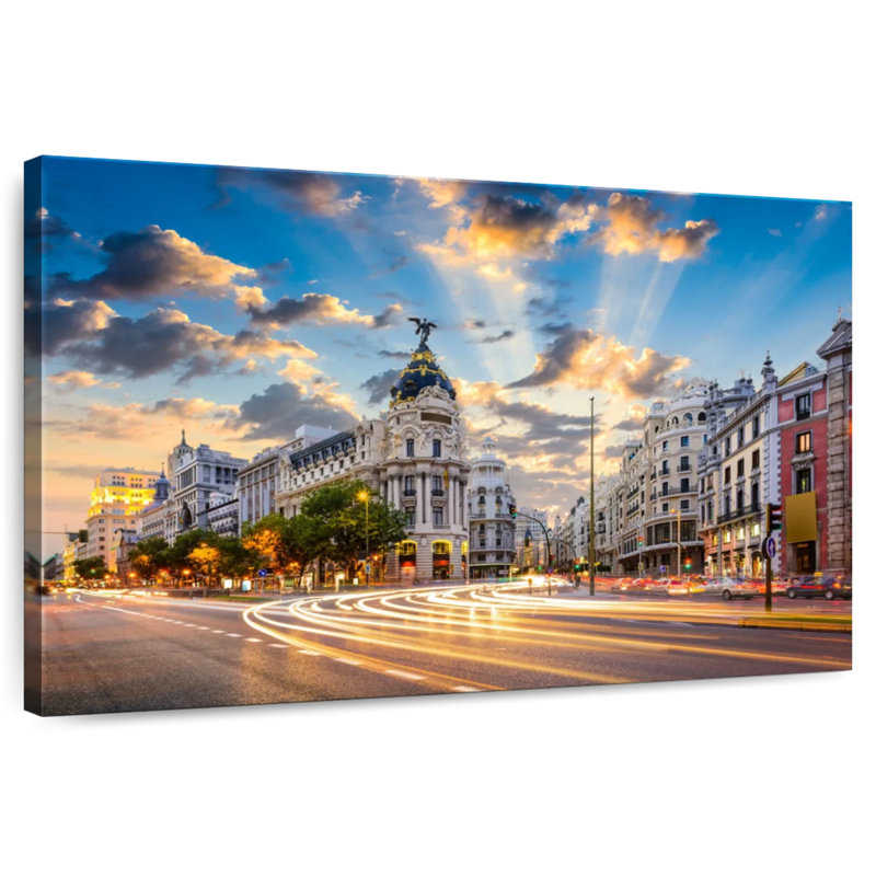 Sireci Gran Via Light Trails, 24" H x 36" W