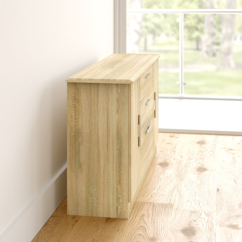 Rau 146.5cm Sideboard, Black Gloss