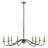 Wicklow Bohemian Farmhouse Iron LED Chandelier-747549268-803211181