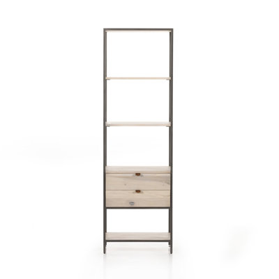 Loki Trey Bookshelf - Black Wash Poplar by Joss and Main